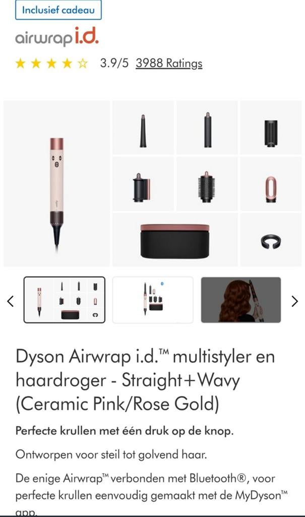 Dyson air wrap, Enlèvement, Neuf, Accessoires