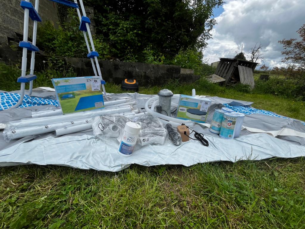 Piscine Intex complète NEUVE – Jamais utilisée, Tuin en Terras, Zwembaden, Ophalen, Zo goed als nieuw