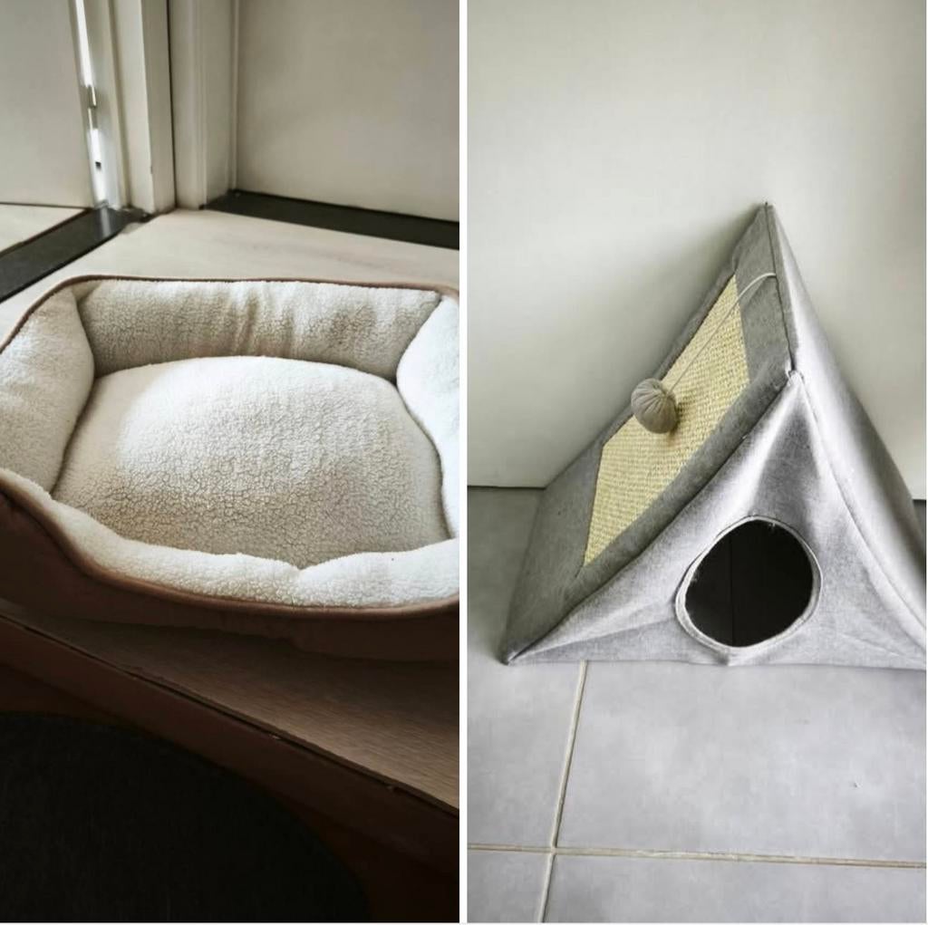 Gratis dierenbed + krabpiramide, Enlèvement