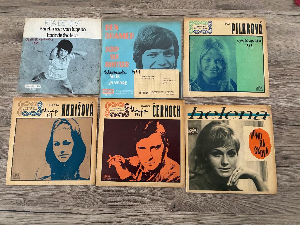EUROSONG FESTIVAL SCHEVENINGEN 1969, 7 inch, Single, Ophalen of Verzenden, Zo goed als nieuw
