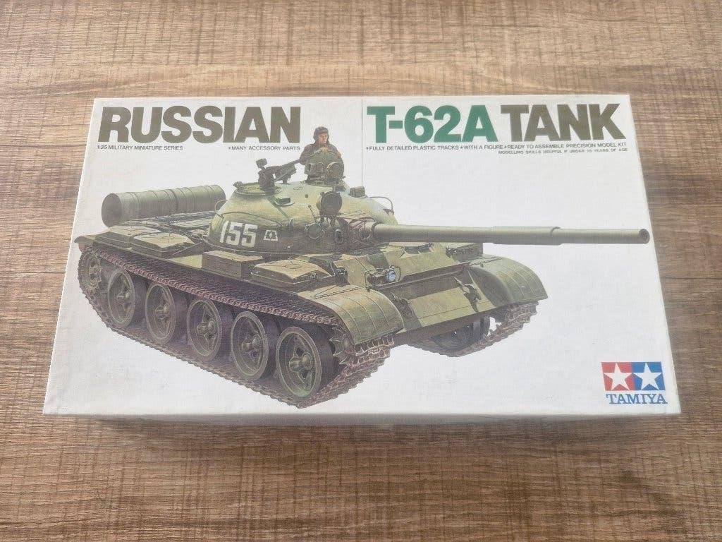 Tamiya 1/35 Russian Tank T-62A, Tank, 1:32 tot 1:50, Nieuw, Ophalen of Verzenden