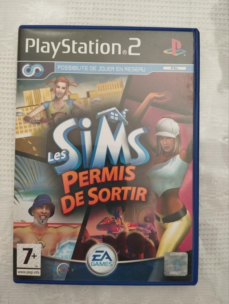 jeu Playstation 2 Les SIMS, PERMIS DE SORTIR/7+, Enlèvement ou Envoi, Comme neuf, Aventure et Action, À partir de 7 ans
