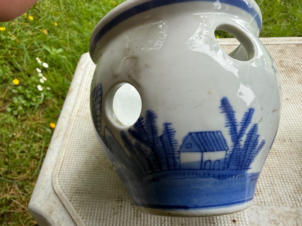 Bloembollen pot Delfts blauw, Antiek en Kunst, Ophalen