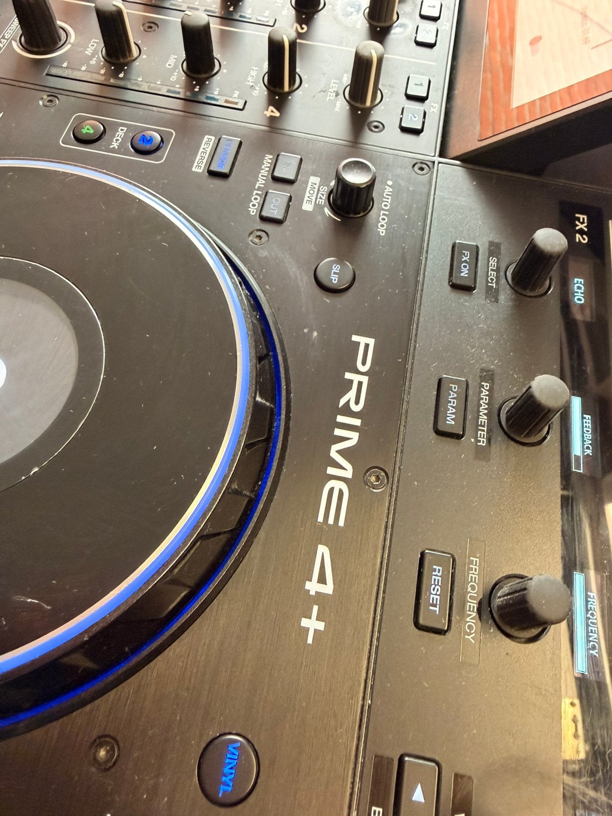 Prime 4+ Denon incl decksaver, Musique & Instruments, Enlèvement ou Envoi, Comme neuf, Denon