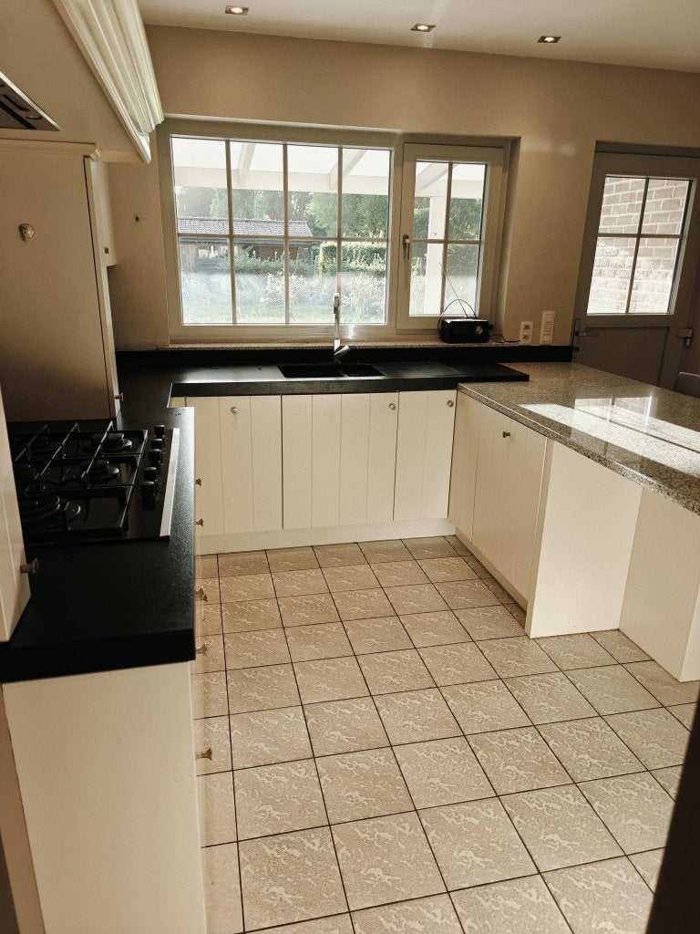 Dovy Keuken natuursteen, Huis en Inrichting, Ophalen, Gebruikt, U-keuken, Graniet of Steen