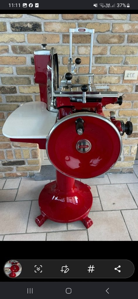 Berkel snijmachine type H 115, Enlèvement
