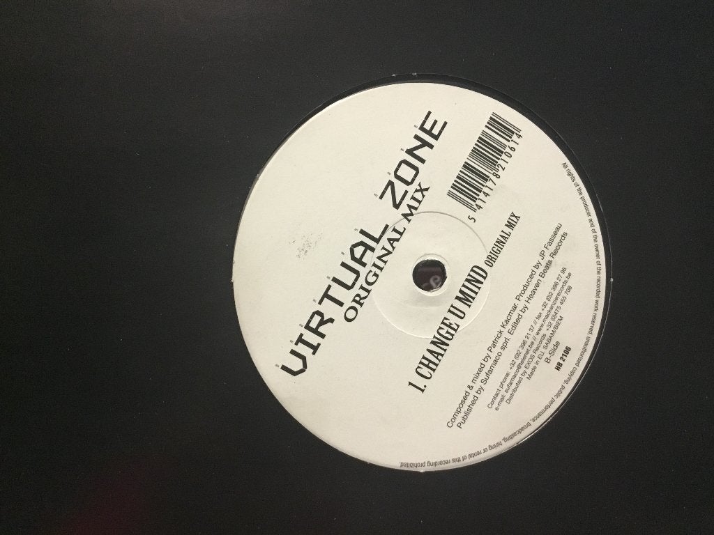 DJ Furax, Virtual Zone. Change U Mind, Enlèvement ou Envoi, Comme neuf