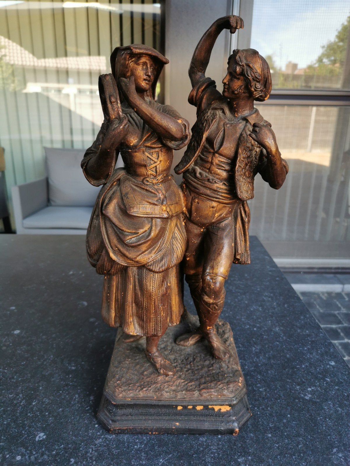 Bronzen beeld, Antiek en Kunst, Ophalen of Verzenden, Beeld