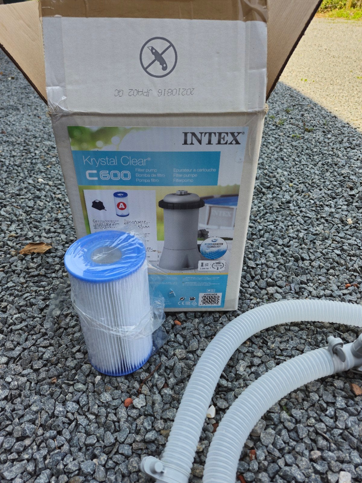 Intex zwembad filterpomp, Enlèvement, Filtre