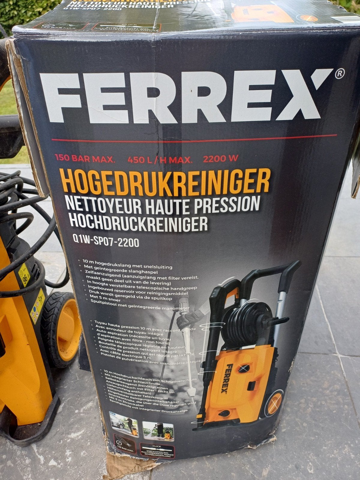 hogedrukreiniger merk Ferrex, Tuin en Terras, Ophalen