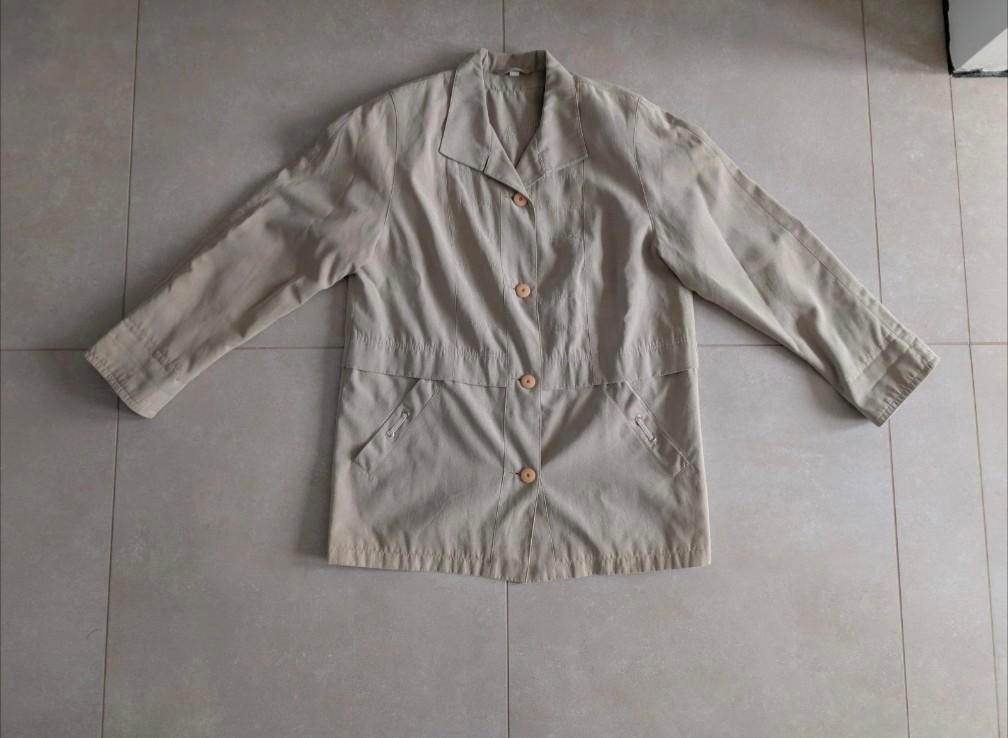 Claude Arielle Vintage lichtgroene jas / vest / jacket S-M, Kleding | Dames, Maat 38/40 (M), Ophalen of Verzenden, Jasje, Claude Arielle