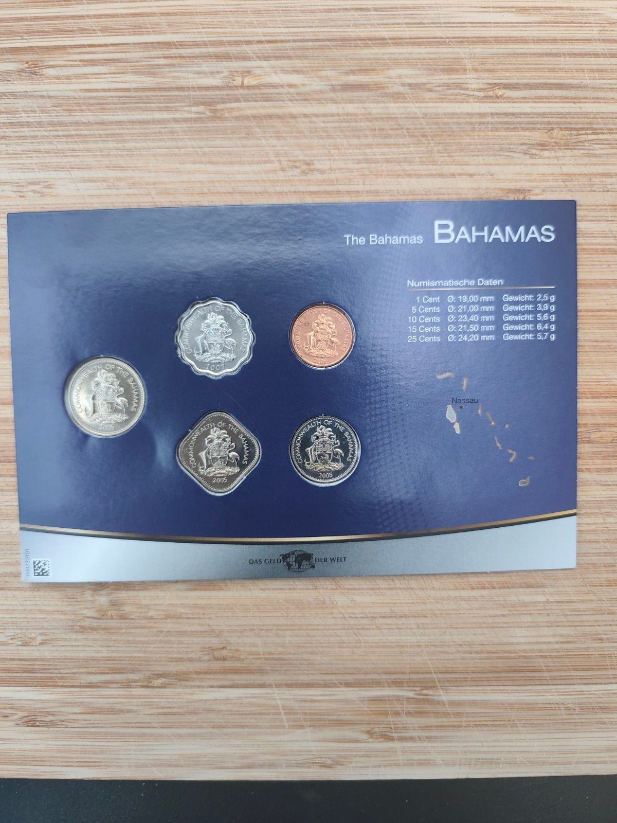 Set / Blister de pièces de monnaie des Bahamas - Complet & N, Enlèvement ou Envoi