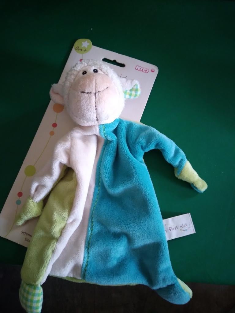 My first nici knuffeldoekje, Kinderen en Baby's, Speelgoed | Knuffels en Pluche, Ophalen, Groen, NICI, Overige karakters