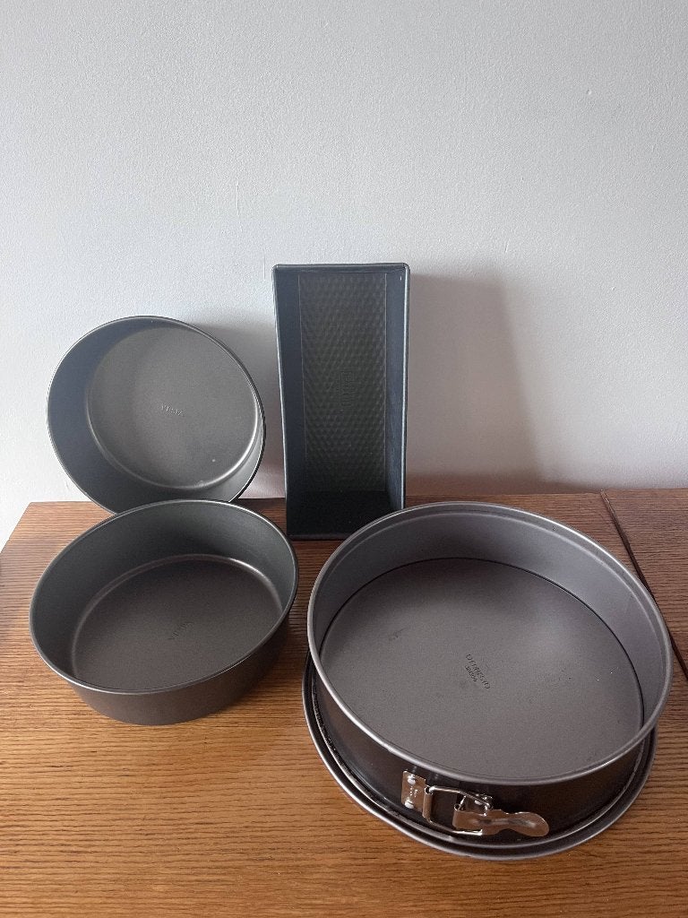 Set van 4 bakvormen, Ophalen, Gebruikt, Taarten, Bakvorm