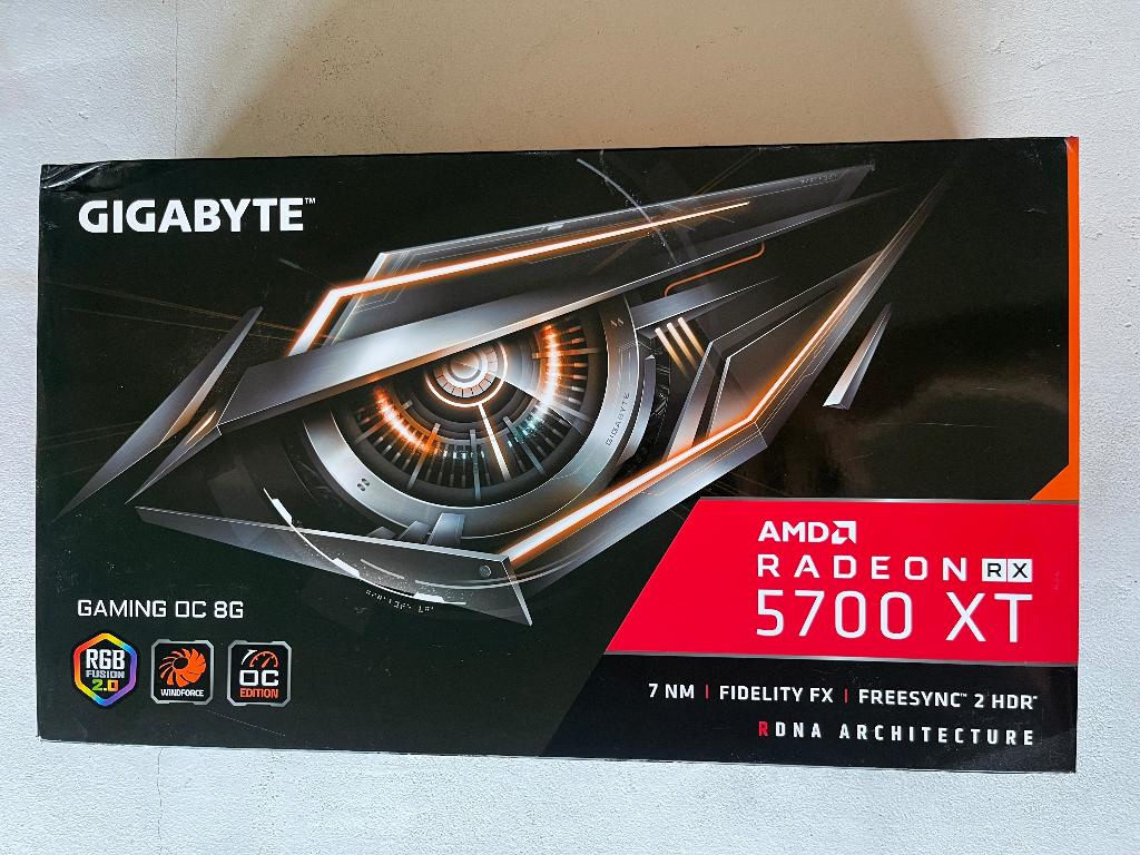 Gigabyte Radeon RX 5700 XT Gaming OC 8GB – Perfecte staat, Informatique & Logiciels, Cartes vidéo, Comme neuf, AMD, HDMI, DisplayPort