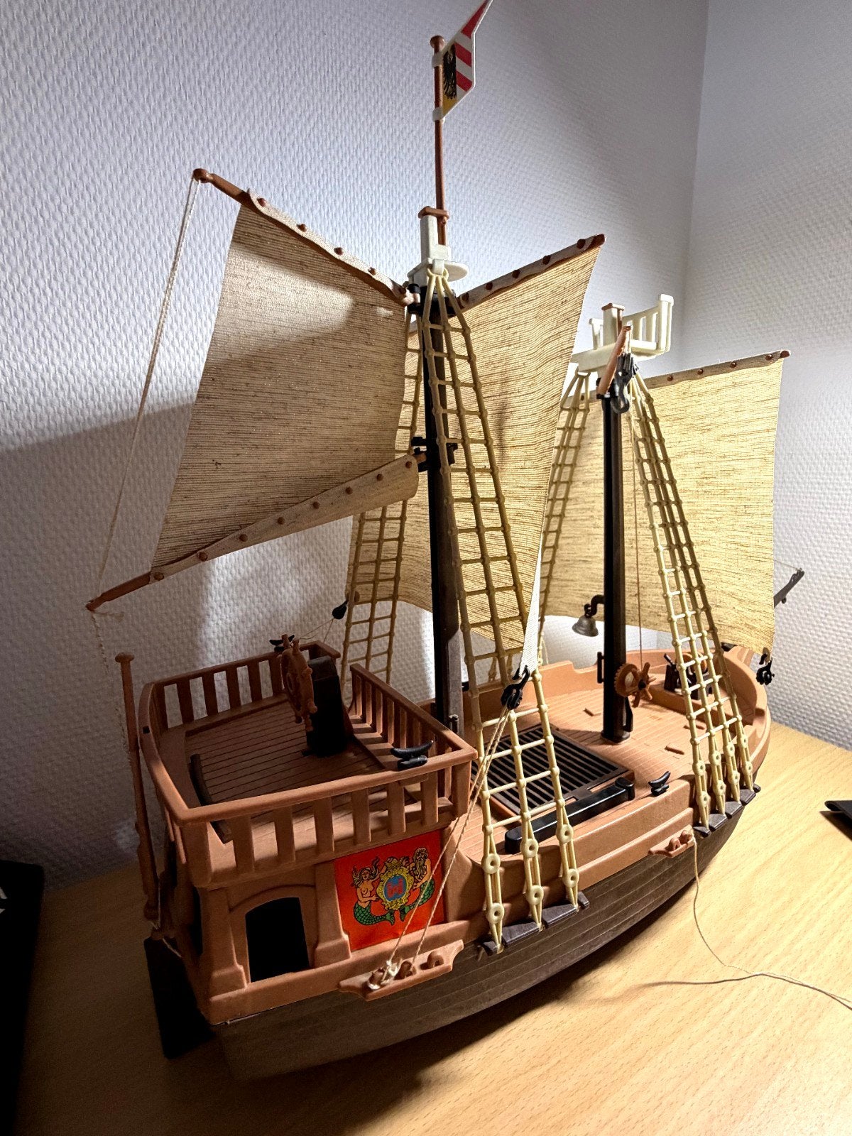 Playmobil-boot, Ophalen