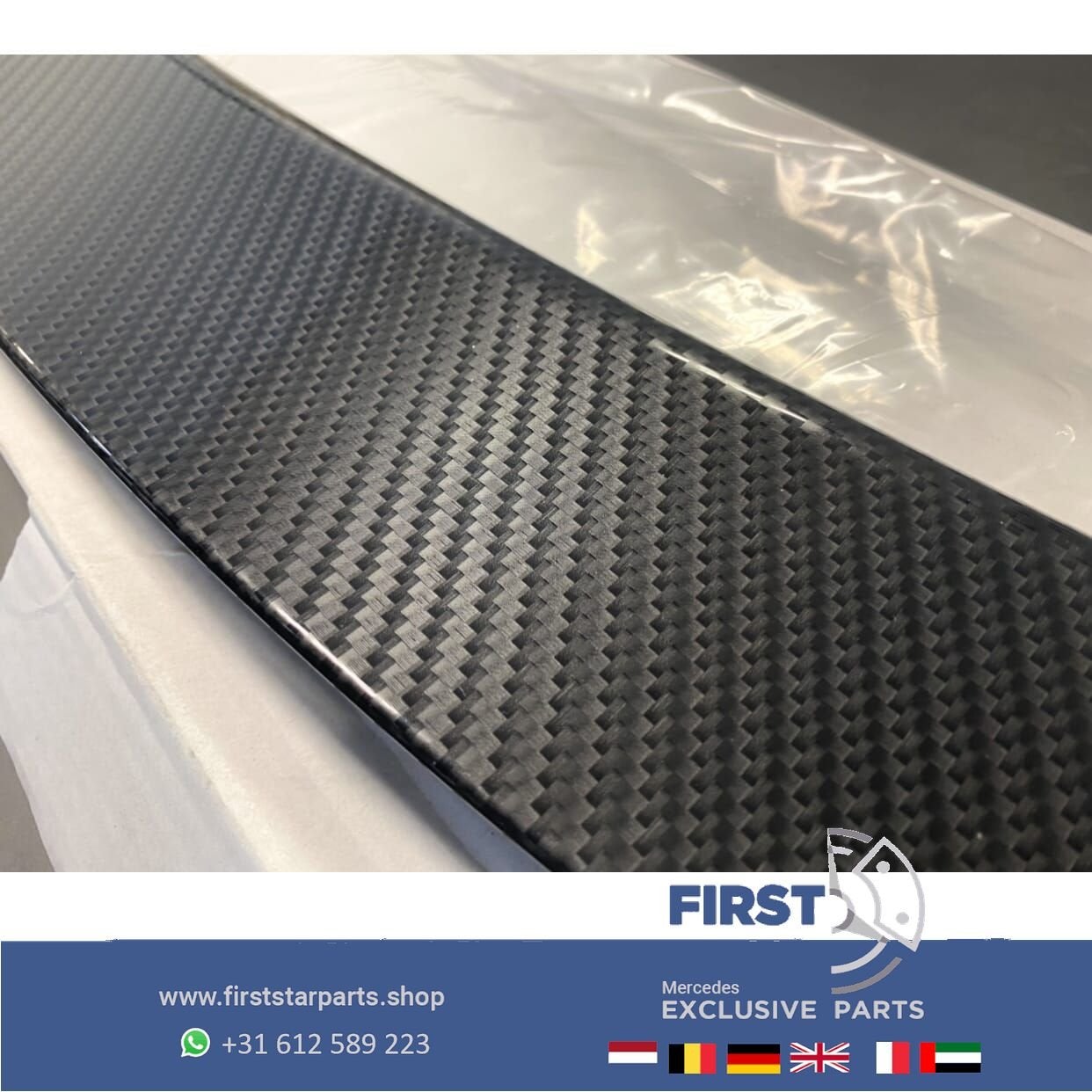 A1187930100 W118 C118 CLA35 CARBON AMG KOFFERBAK SPOILER Mer, Gebruikt, Ophalen of Verzenden, Achter, -