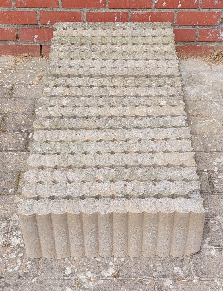 18 bordures en beton 50/20, Jardin & Terrasse, Traverses & Bordures, Moins de 25 cm, Bordure, Moins de 100 cm, Béton