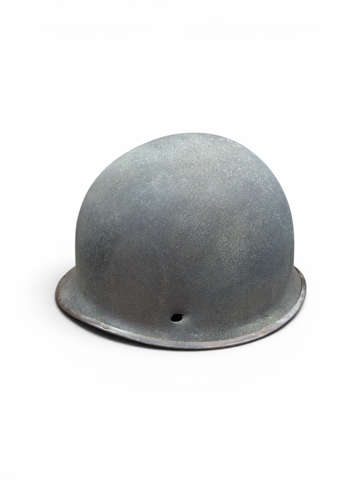 Coque Casque US patte fixe Impacté ww2 militaria, Collections, Envoi