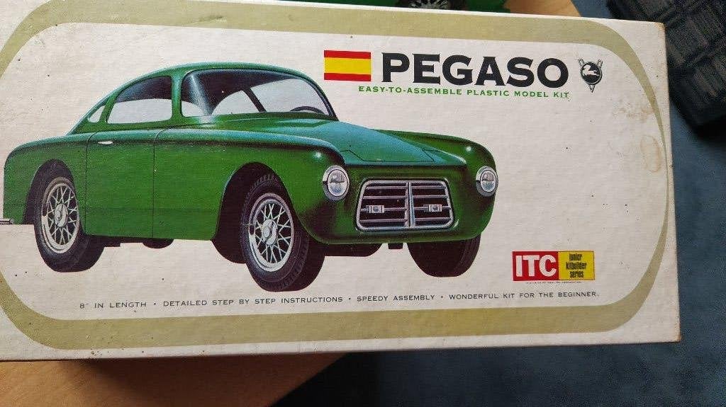 KIT DE MAQUETTE PEGASO, ITC, États-Unis, rare !, Enlèvement ou Envoi, Utilisé, Voiture, Autres marques
