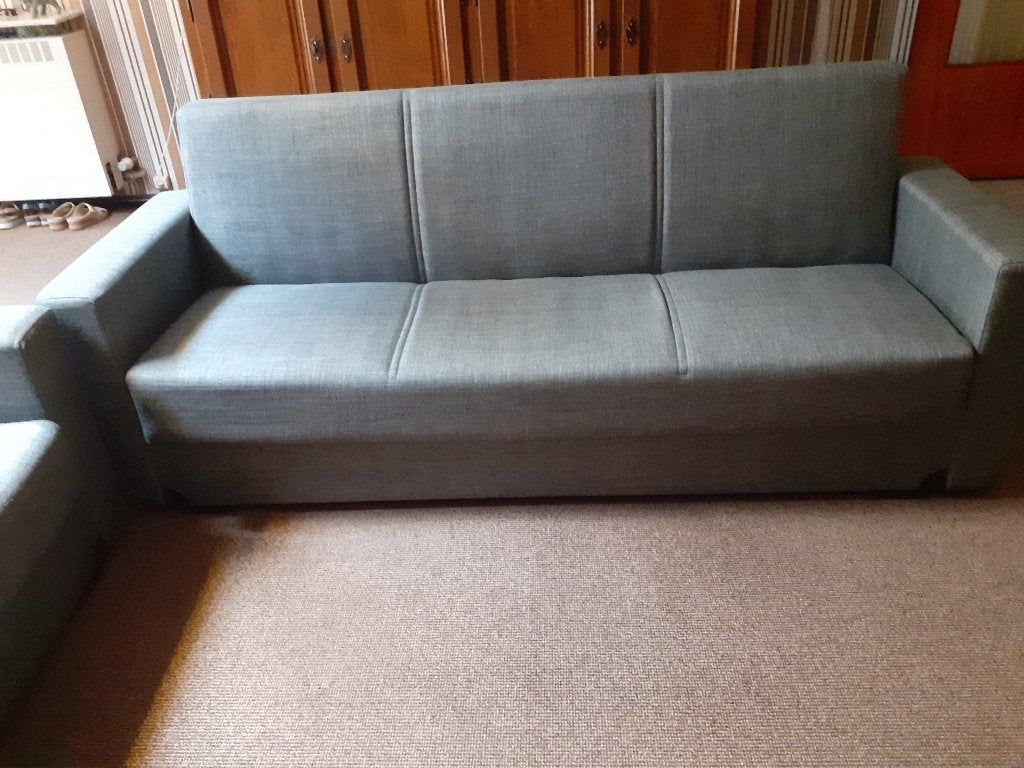 2 canapés-lits, Trois personnes, 100 à 125 cm, 200 à 250 cm, Banc droit
