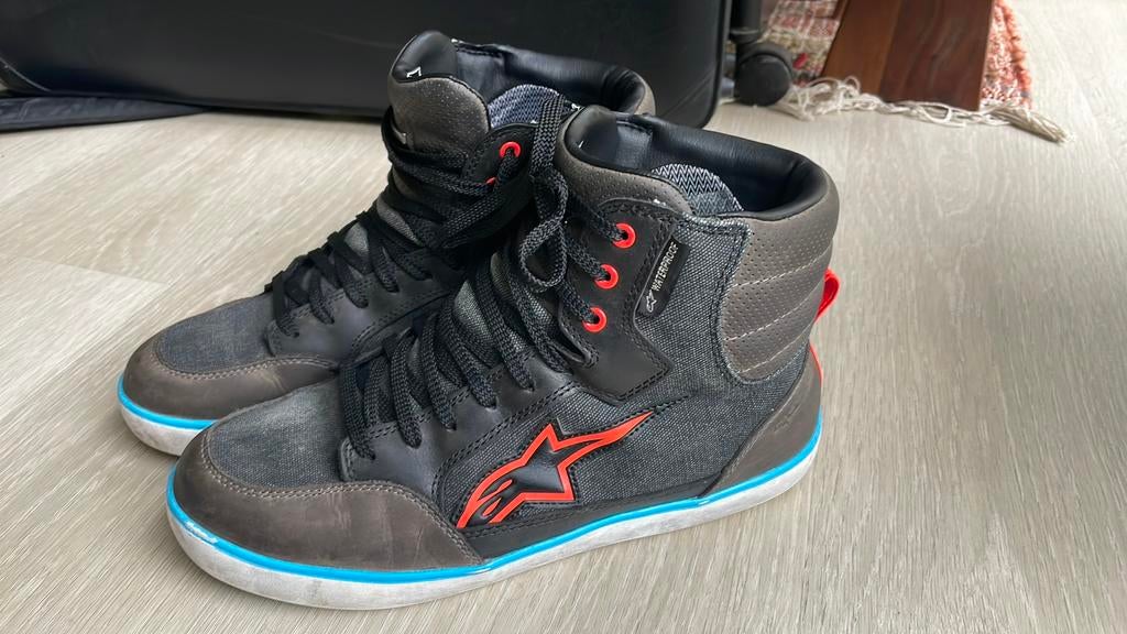 Alpine Stars J-6 motor sneakers waterproof maat  43, Motoren, Ophalen, Tweedehands, Heren, Laarzen