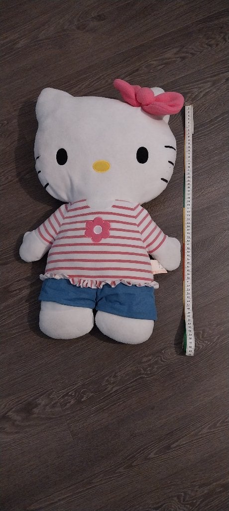 Groot Hello Kitty knuffelkussen (70 cm), Hello Kitty, Ophalen, Zo goed als nieuw
