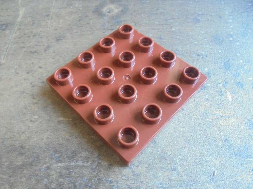 Lego Duplo Baseplate 4x4 (zie foto's), Ophalen of Verzenden, Gebruikt, Losse stenen, Duplo