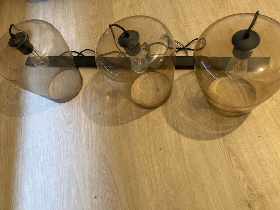 Hanglamp living, Ophalen, Zo goed als nieuw, Glas