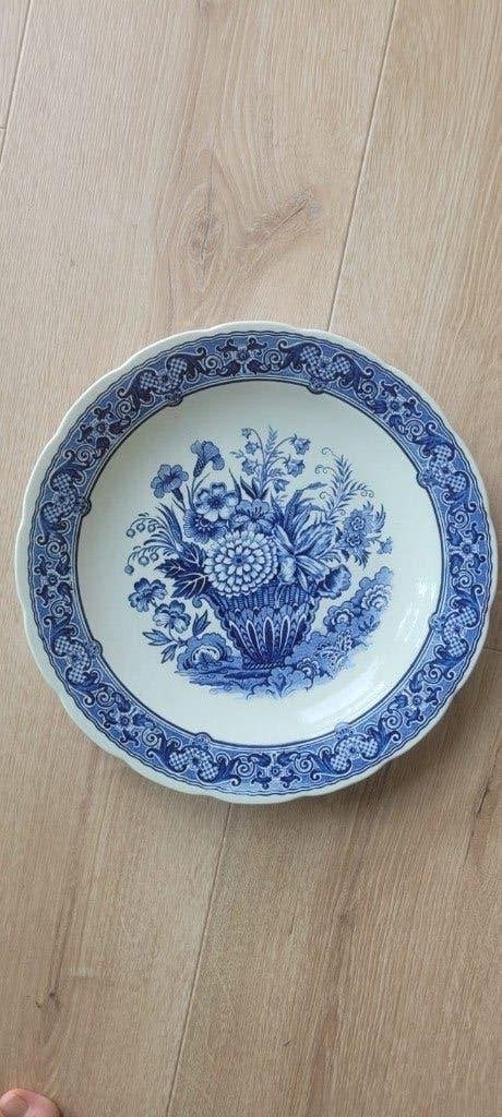 Delfts Blauw sierbord, Ophalen, Zo goed als nieuw, Porselein, Bord of Schaal
