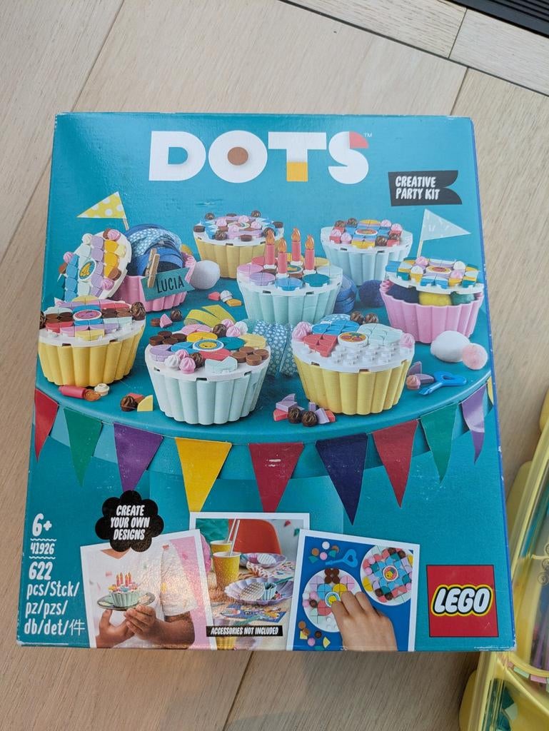 Dots LEGO : verjaardag + exta, Ophalen