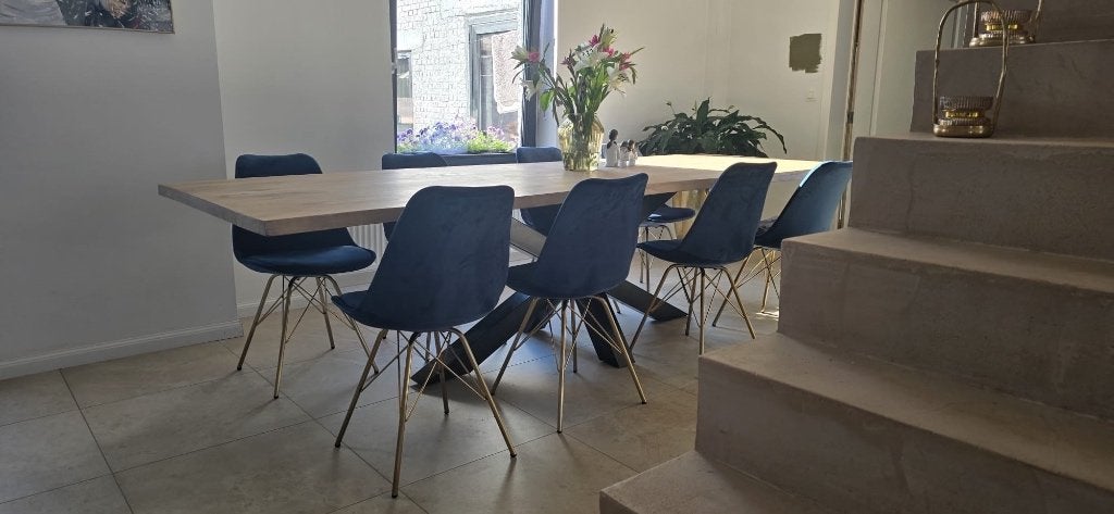 Table à manger, Maison & Meubles, Comme neuf, 100 à 150 cm, Enlèvement, Chêne