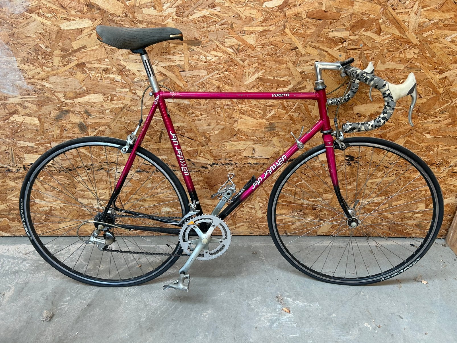 Retro koersfiets Jan Janssen, Fietsen en Brommers, 51 tot 55 cm, Ophalen, Velgrem, Jaren '60 of nieuwer