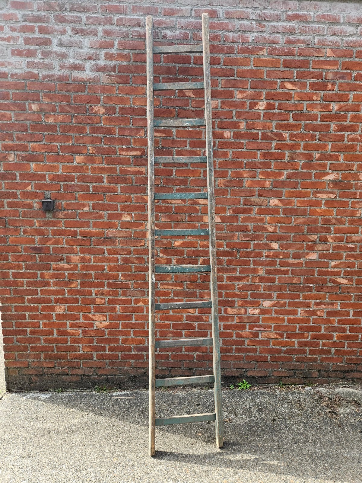 Houten ladder, Ophalen, Ladder