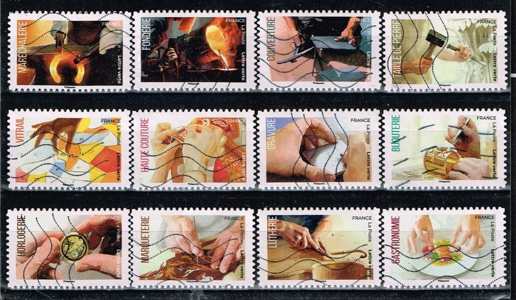 Timbres-poste de France - K 5987 - artisanat, Envoi, Affranchi