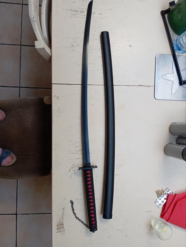 Katana Zangetsu – Ichigo Kurosaki (Bleach) – 114 cm – Éta, Enlèvement