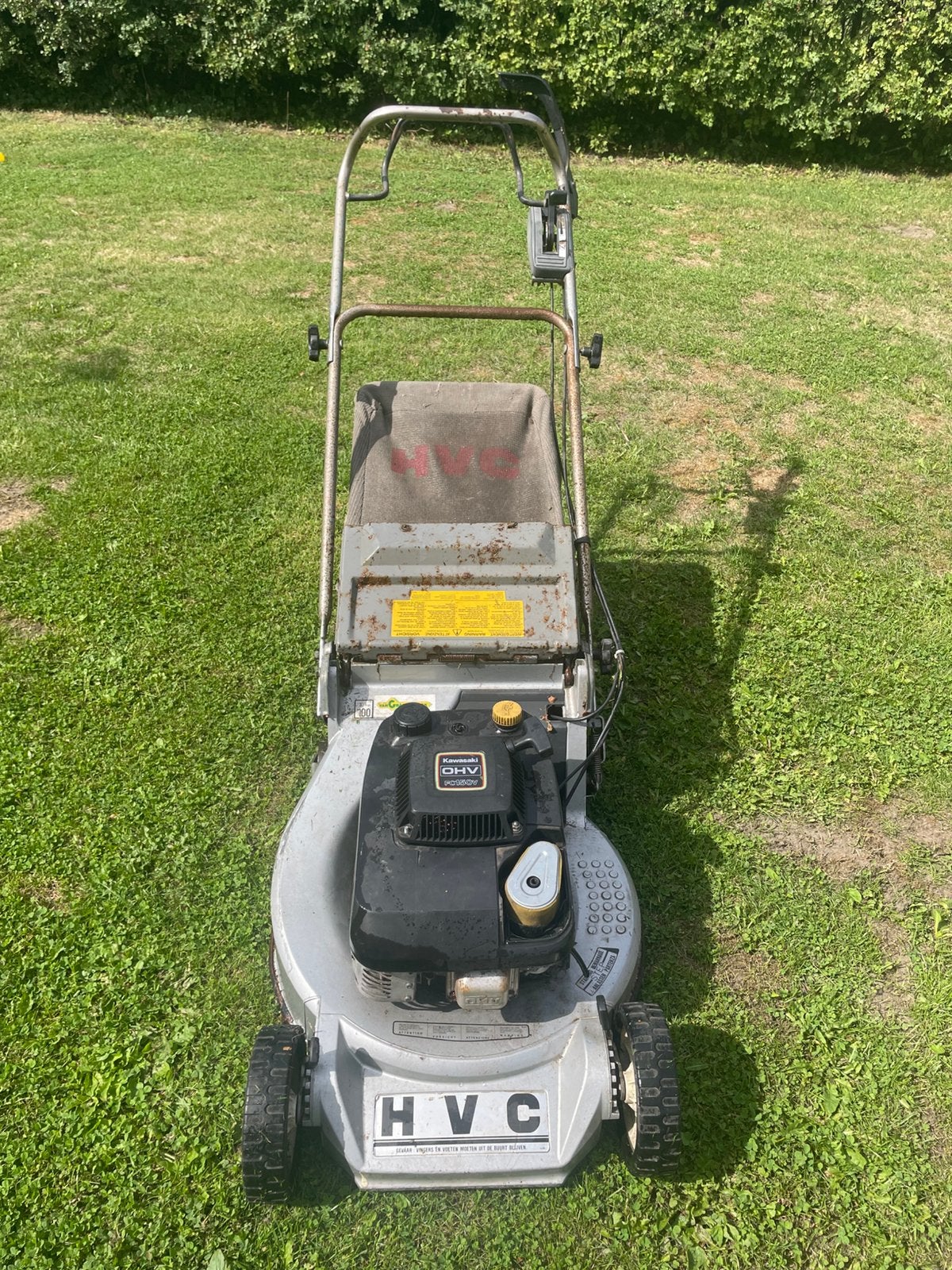 HVC grasmaaier met Kawasaki motor en wals, Jardin & Terrasse, Enlèvement, Comme neuf