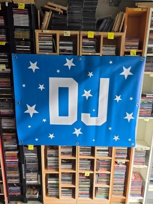Dj spandoek 1m20 x 90 cm, Divers, Drapeaux & Banderoles, Enlèvement ou Envoi
