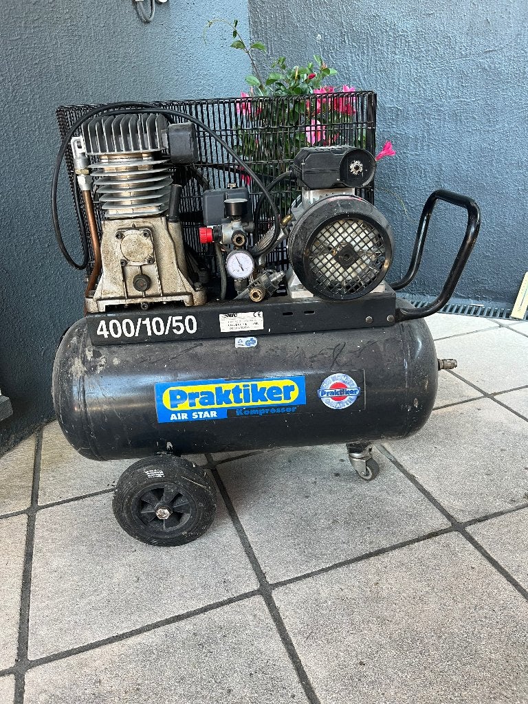 Compresseur, Bricolage & Construction, Compresseurs, 400 à 800 litres/min, Enlèvement, 25 à 100 litres, Utilisé
