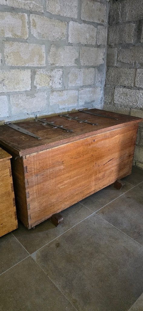 Houten koffer (120 x 60 x 61,5), Antiek en Kunst, Ophalen