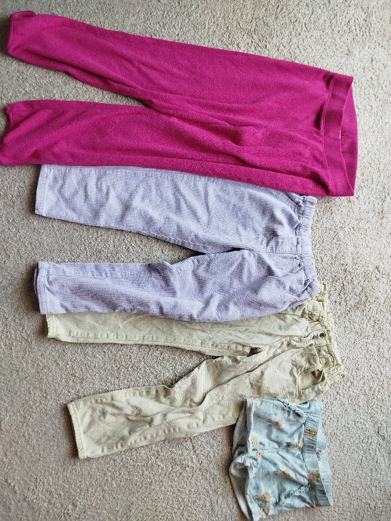 Meisjes broeken, Kinderen en Baby's, Ophalen, Zo goed als nieuw, Maat 128