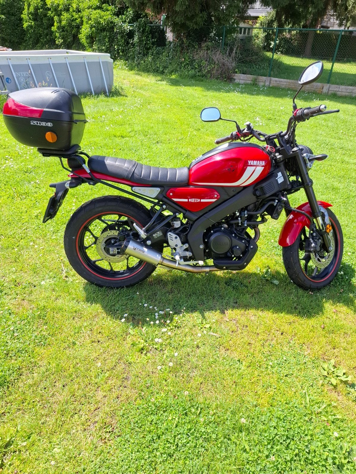 Yamaha xsr 125, rood