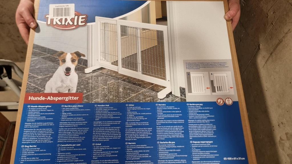 Barriere pour animaux extensible 65 a 108cm x 61cm, Enlèvement, Neuf