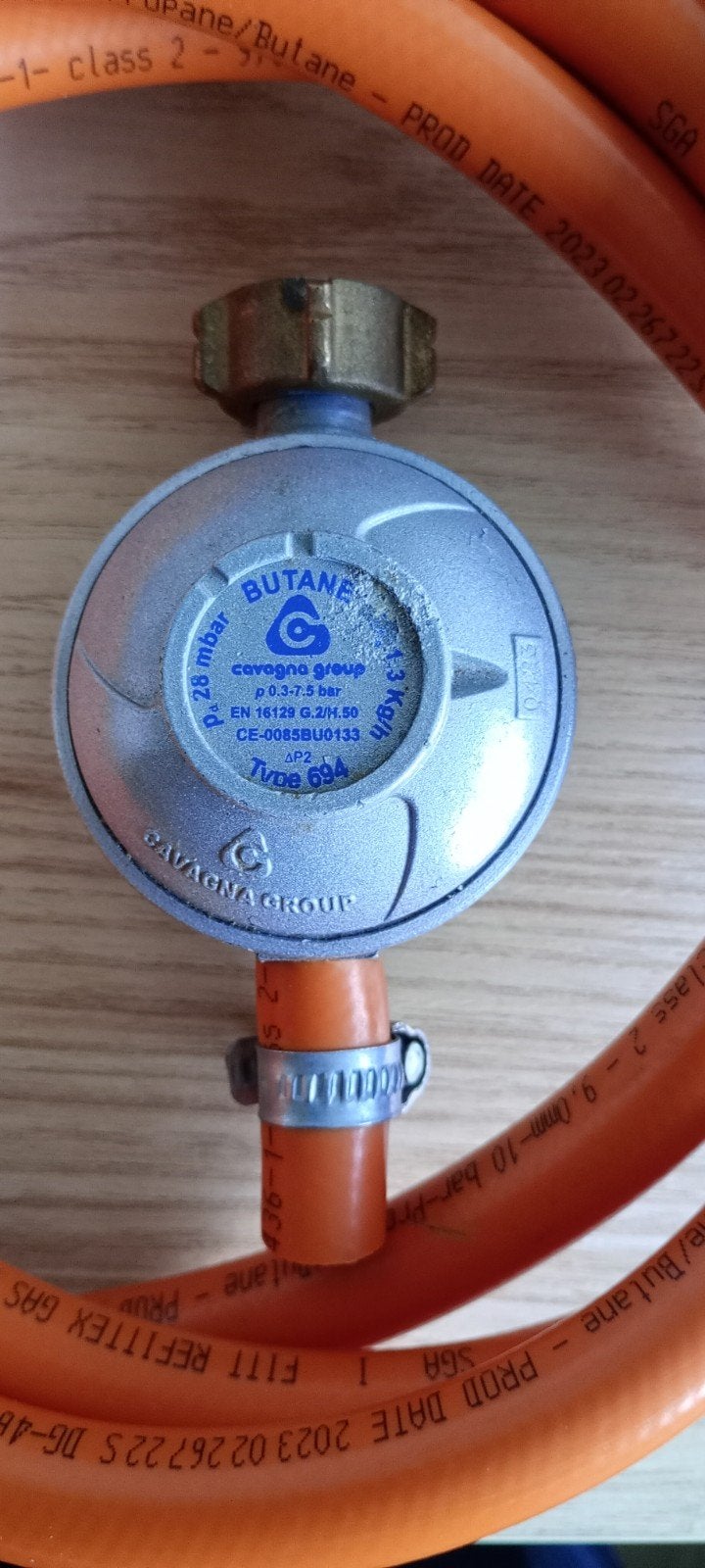 détendeur butane avec tuyau, Enlèvement, Utilisé