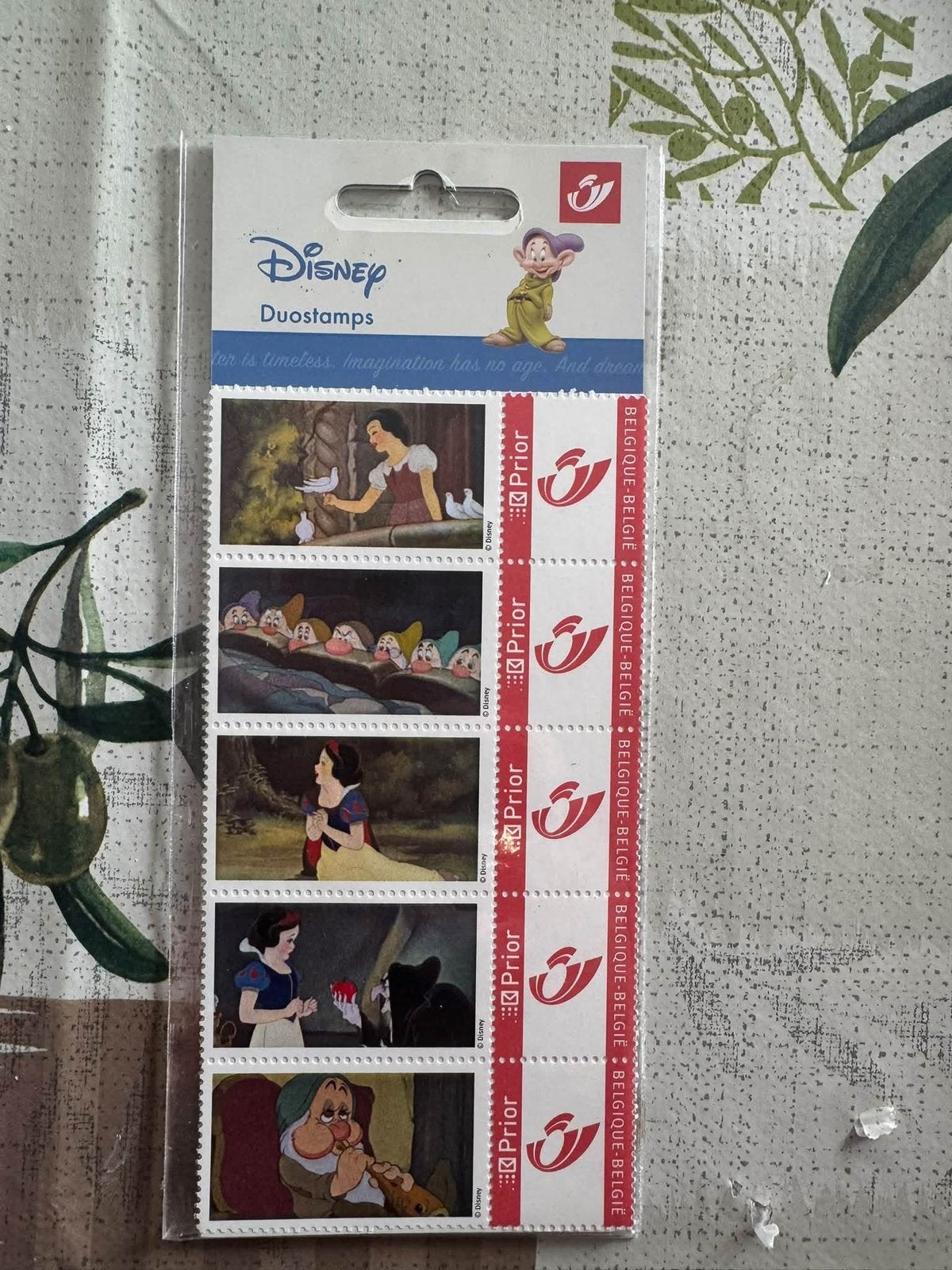 Duostamp disney (timbres belgique), Enlèvement ou Envoi