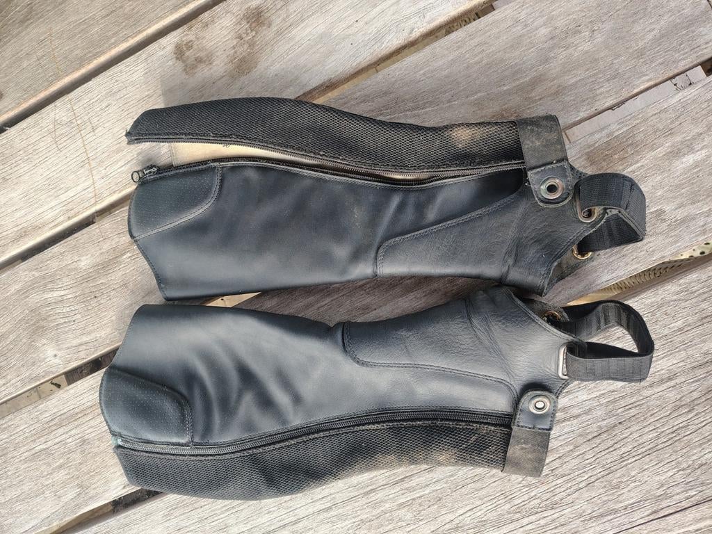 Korte chaps decathlon, Dieren en Toebehoren, Paardrijkleding, Ophalen, Gebruikt, Schoeisel