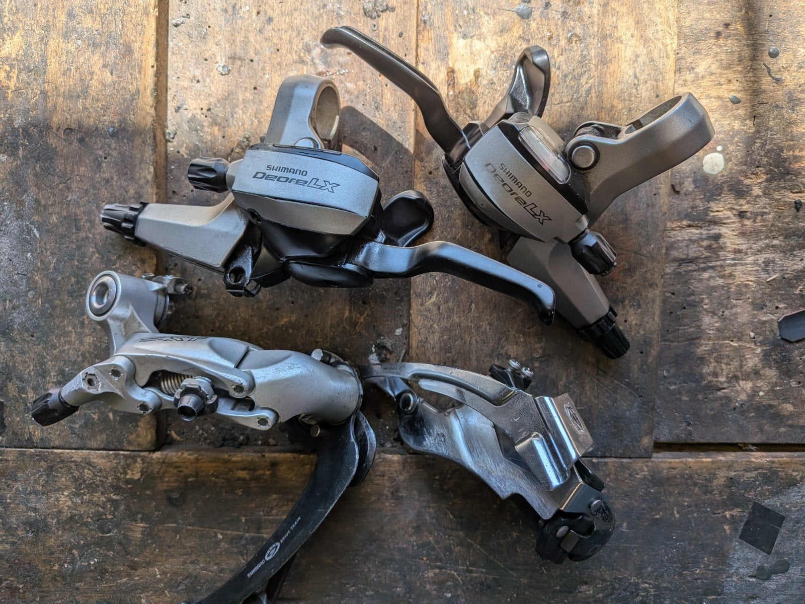 Shimano M580 vintage mtb groepset, Enlèvement ou Envoi