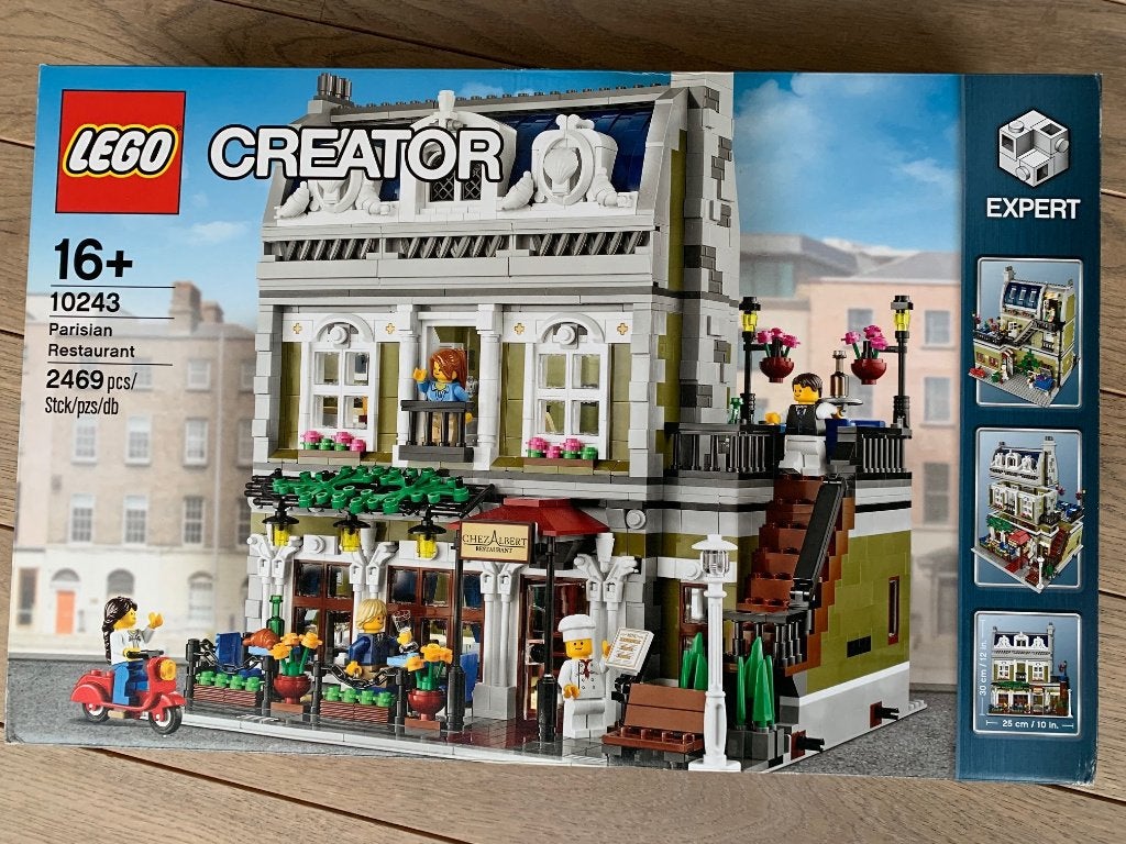LEGO 10243 Het Parijse restaurant - nieuw, Lego, Nieuw, Ophalen of Verzenden, Ongeopend/sealed