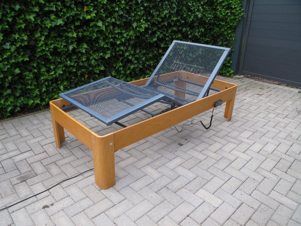 Auping auronde elektrisch hoog model , 90x200cm, Ophalen, Gebruikt, 90 cm, Overige kleuren
