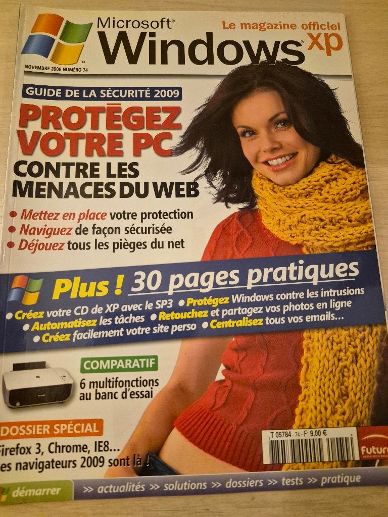 magazine officiel Windows xp 74, Collections, Revues, Journaux & Coupures, Enlèvement ou Envoi, 1980 à nos jours, Journal ou Magazine